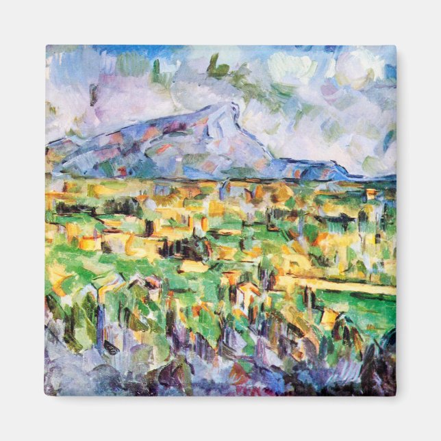 Mont Sainte-Victoire, Paul Cezanne Magnet (Front)