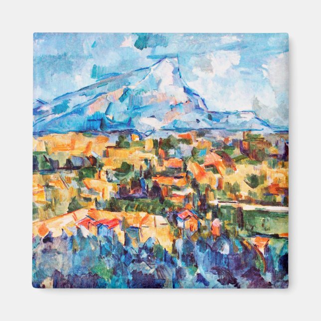 Mont Sainte-Victoire, Paul Cezanne Magnet (Front)