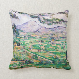 Mont Sainte-Victoire, Paul Cezanne Throw Pillow