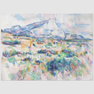 Mont Sainte-Victoire, Paul Cezanne Tissue Paper