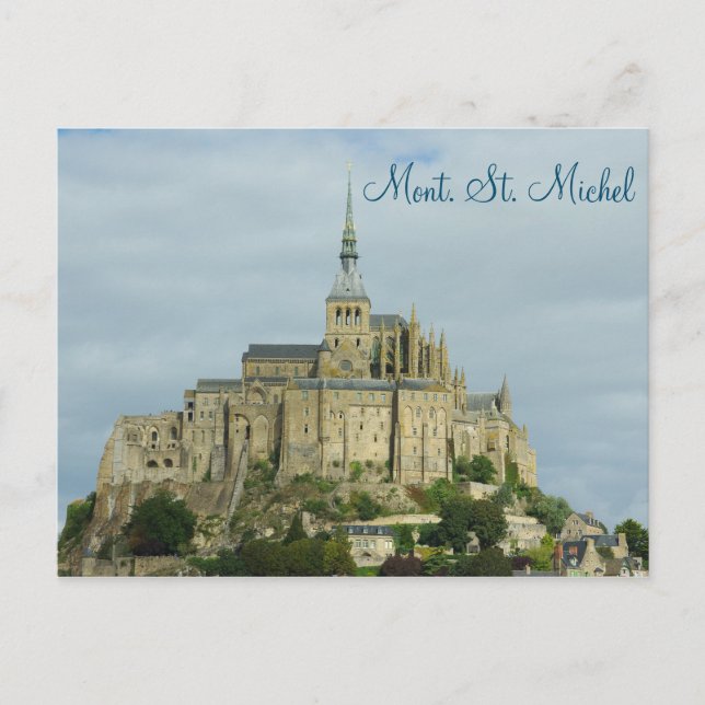 Mont Sint Michel Unesco Heritage site, France Postcard (Front)