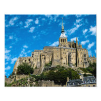 Mont St Michel, France - Impression photo