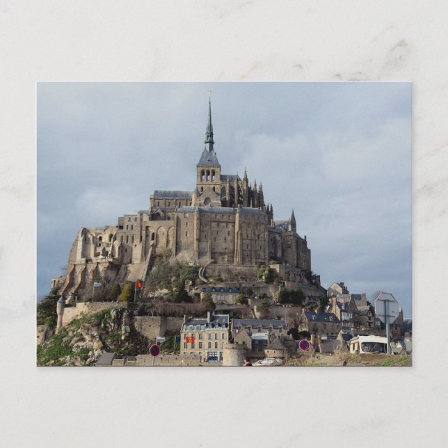 Mont St. Michel, France Postcard (Front)