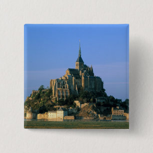Mont St Michel, Manche, Normandy, France 2 Inch Square Button
