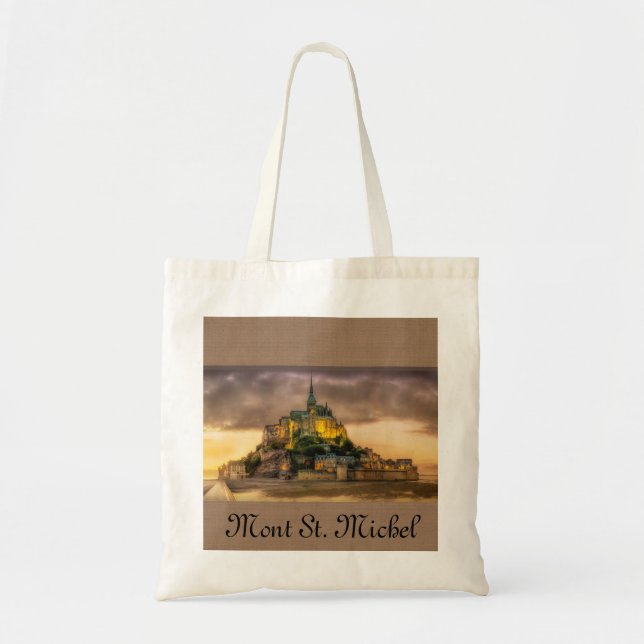 Mont St. Michel, Normandy France Tote Bag (Front)