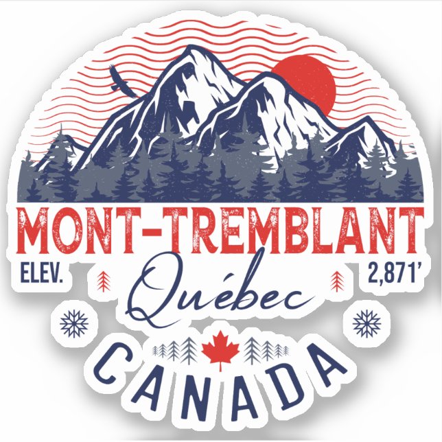 Mont-Tremblant Canada Québec skiing Mountain  (Front)