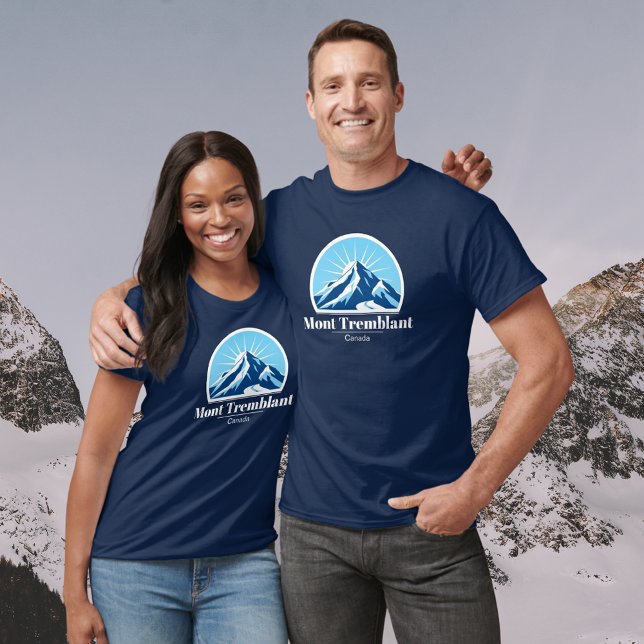 Mont Tremblant Canada ski resort name clothing  T-Shirt (Creator Uploaded)