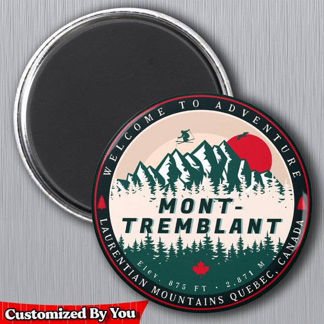 Mont-Tremblant Quebec Laurentian Mountains Canada Magnet (Creator Uploaded)