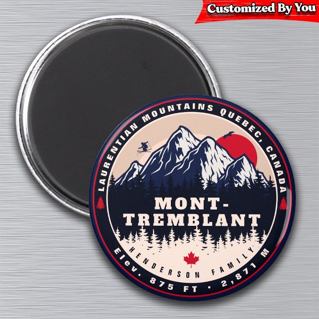 Mont-Tremblant Quebec Laurentian Mountains Canada Magnet (Creator Uploaded)