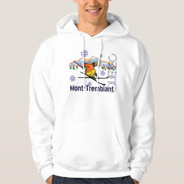 Mont Tremblant Quebec ski hoodie (Front)
