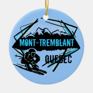 Mont Tremblant Quebec ski ornament