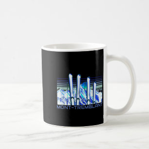 Mont-tremblant ski accessories retro mont-tremblan coffee mug