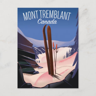 Mont Tremblant Ski Canada Postcard