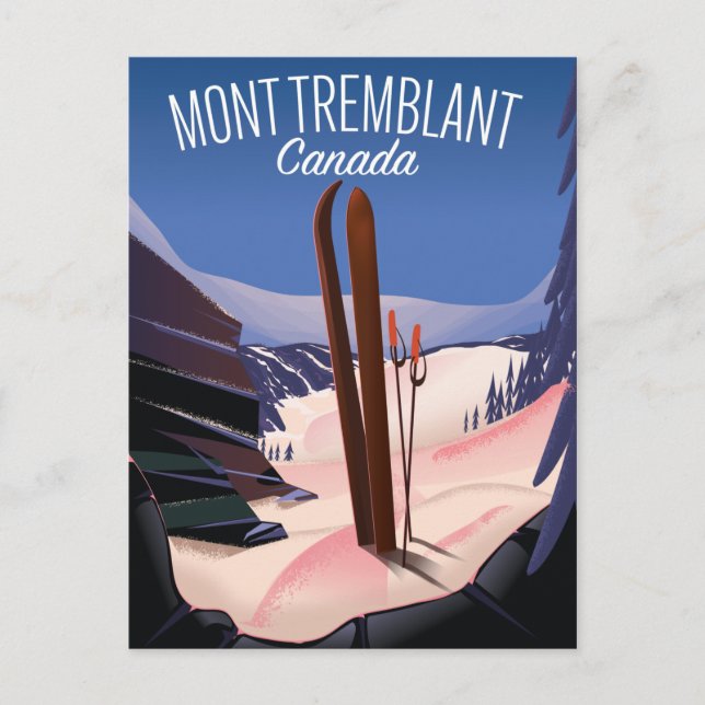 Mont Tremblant Ski Canada Postcard (Front)