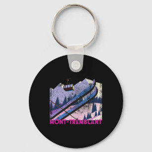 Mont-tremblant Ski - Vintage Style Mont-tremblant Keychain