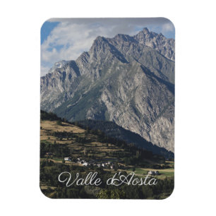 Mont Velan, from Buthier, Aosta Valley, Italy  Magnet