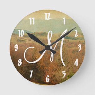 Montage latéral italien Green Hill Horloge murale