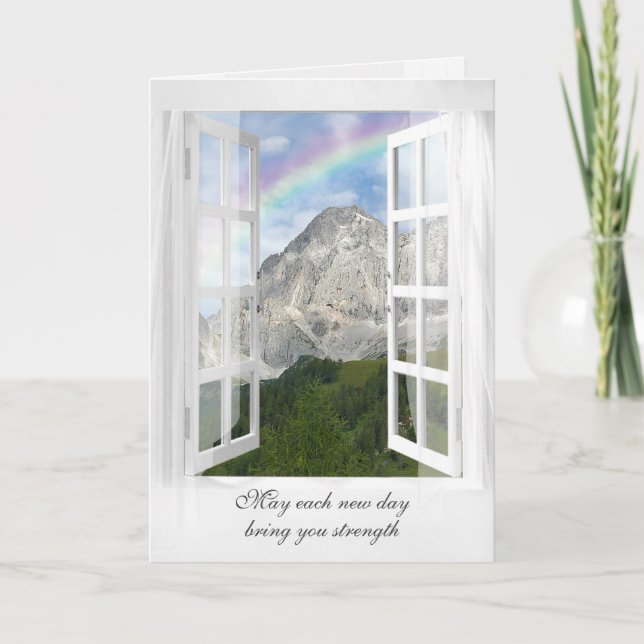 Montagne autrichienne avec carte Rainbow Window (Devant)