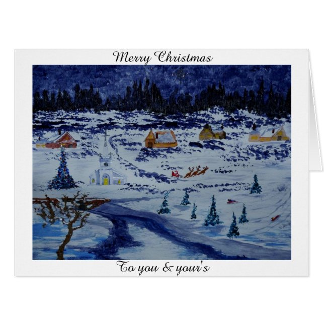 Montagne de Noël (Devant horizontal)