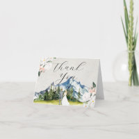 Montagne glaciaire rustique | MERCI MARIAGE