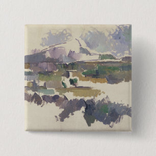 Montagne Sainte-Victoire, 1904-05 2 Inch Square Button