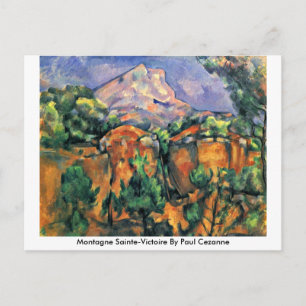 Montagne Sainte-Victoire By Paul Cezanne Postcard