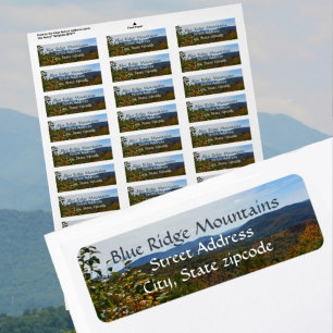 Montagnes Blue Ridge, feuillage d'automne