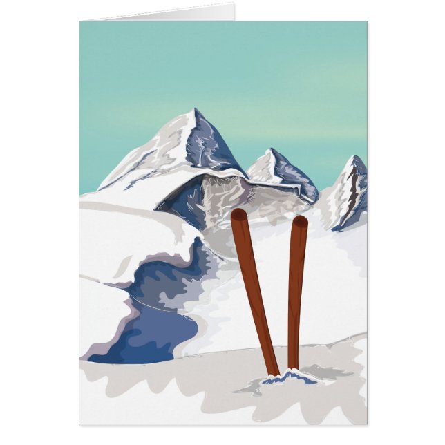 Montagnes de ski (Devant)