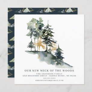 Montagnes   Moderne Faire-part mobile