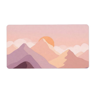 Montagnes Sunset