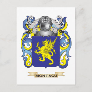 Montagu Coat of Arms (Family Crest) Postcard