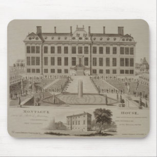 Montague House, now the British Museum, 1813 (engr Mouse Pad