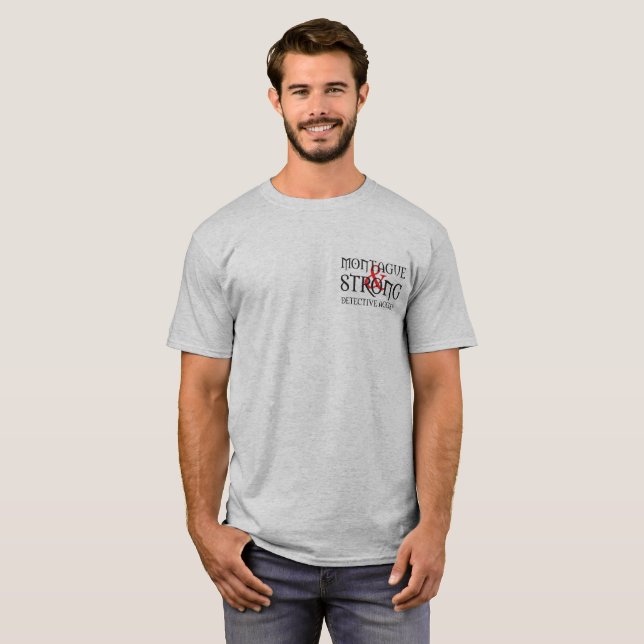 Montague & Strong Detective Agency T-shirt (Front Full)