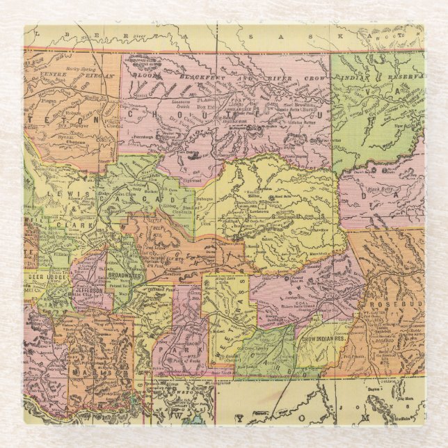 Montana 2 glass coaster (Front)