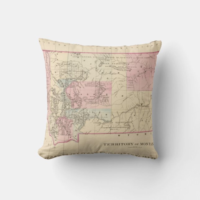 Montana 2 throw pillow (Front)