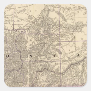 Montana 3 square sticker