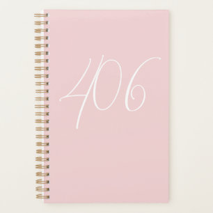 Montana 406 Pink With White Area Code Planner