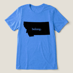 Montana Belong Heart State Pride Tri-Blend Shirt