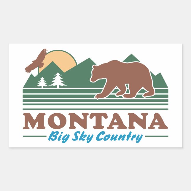 Montana Big Sky Country Sticker (Front)
