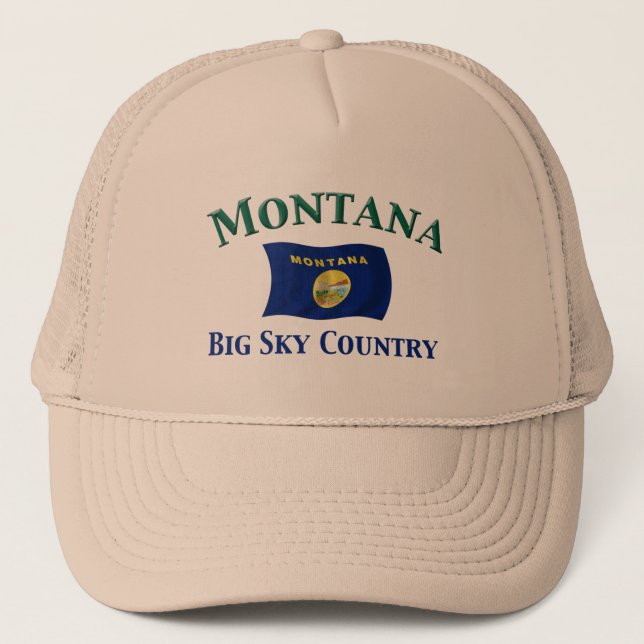 Montana Big Sky Country Trucker Hat (Front)