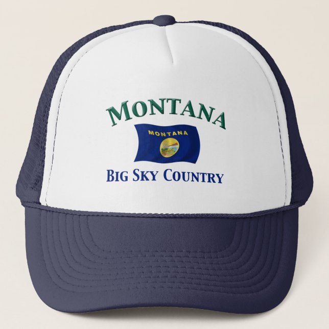 Montana Big Sky Country Trucker Hat (Front)