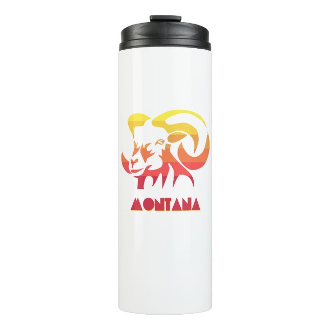 Montana Bighorn Thermal Tumbler (Front)
