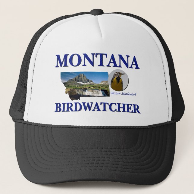 Montana Birdwatcher Trucker Hat (Front)
