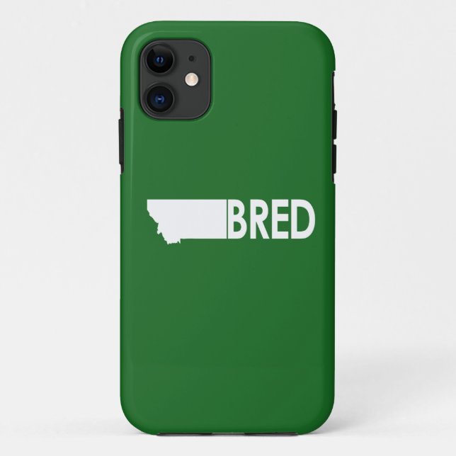 Montana Bred Case-Mate iPhone Case (Back)