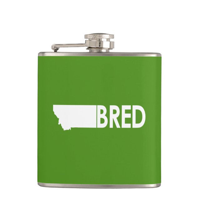 Montana Bred Hip Flask (Front)