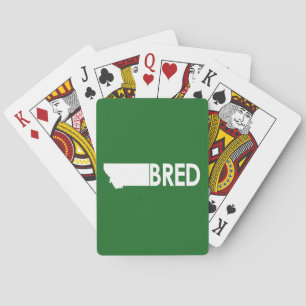 Montana Bred Playing Cards