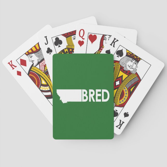 Montana Bred Playing Cards (Back)