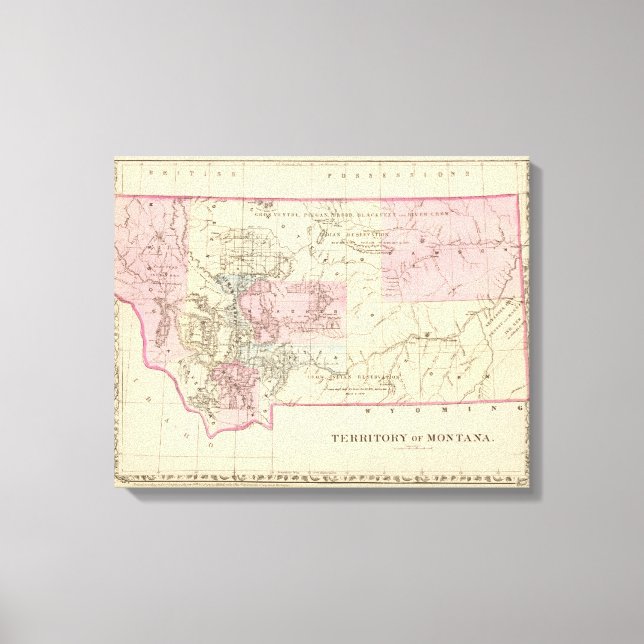 Montana Canvas Print (Front)