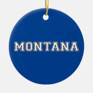 Montana Ceramic Ornament