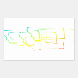 montana chill blur sticker